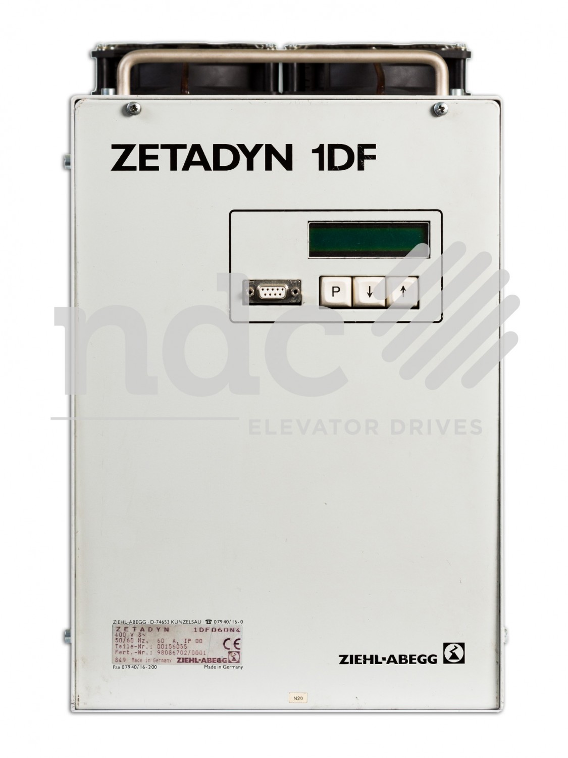 Ziehl-Abegg Zetadyn 1DF | NDC Elevator Drives